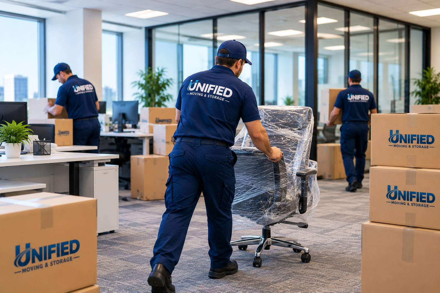 Commercial moving services